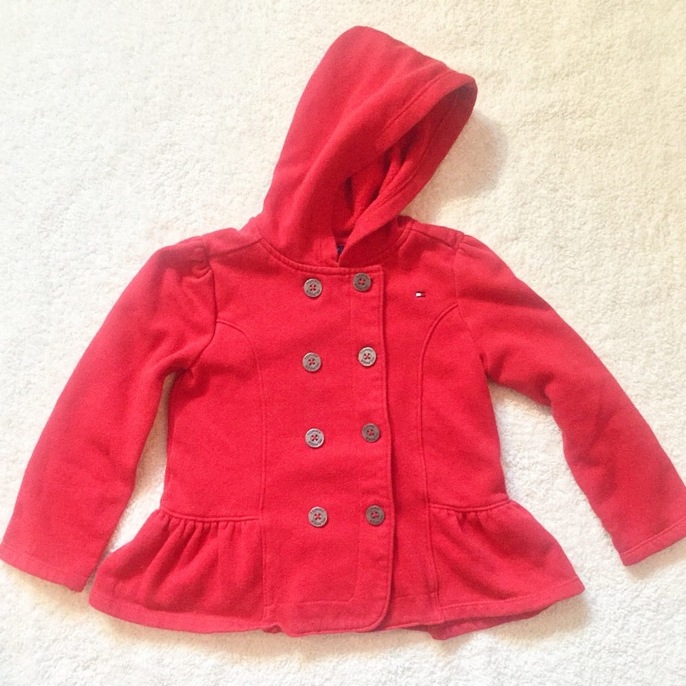 Tommy Hilfiger Toddler Girls Pea Coat Size 5